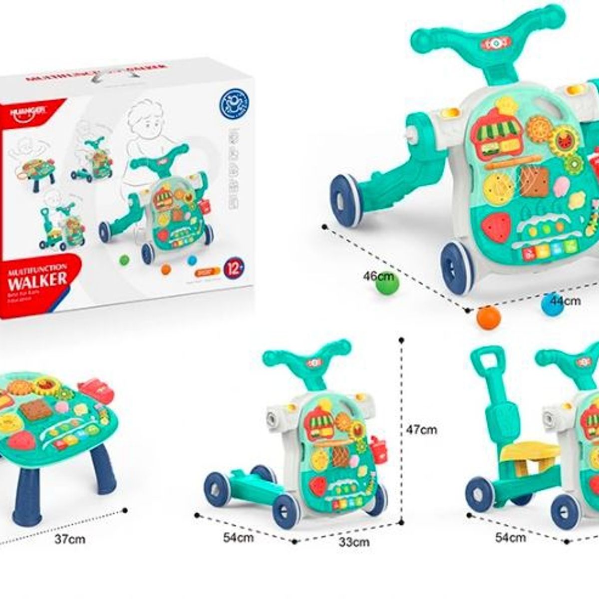 GENERICO - ANDADOR CAMINADOR 4 EN 1 CON MESA DIDÁCTICA
