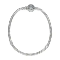 GENERICO - PULSERA DE PLATA FINA ESTRELLA CIRCON
