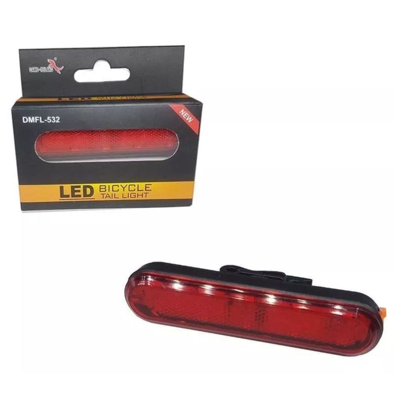 GENERICO - Luz trasera recargable para bicicleta