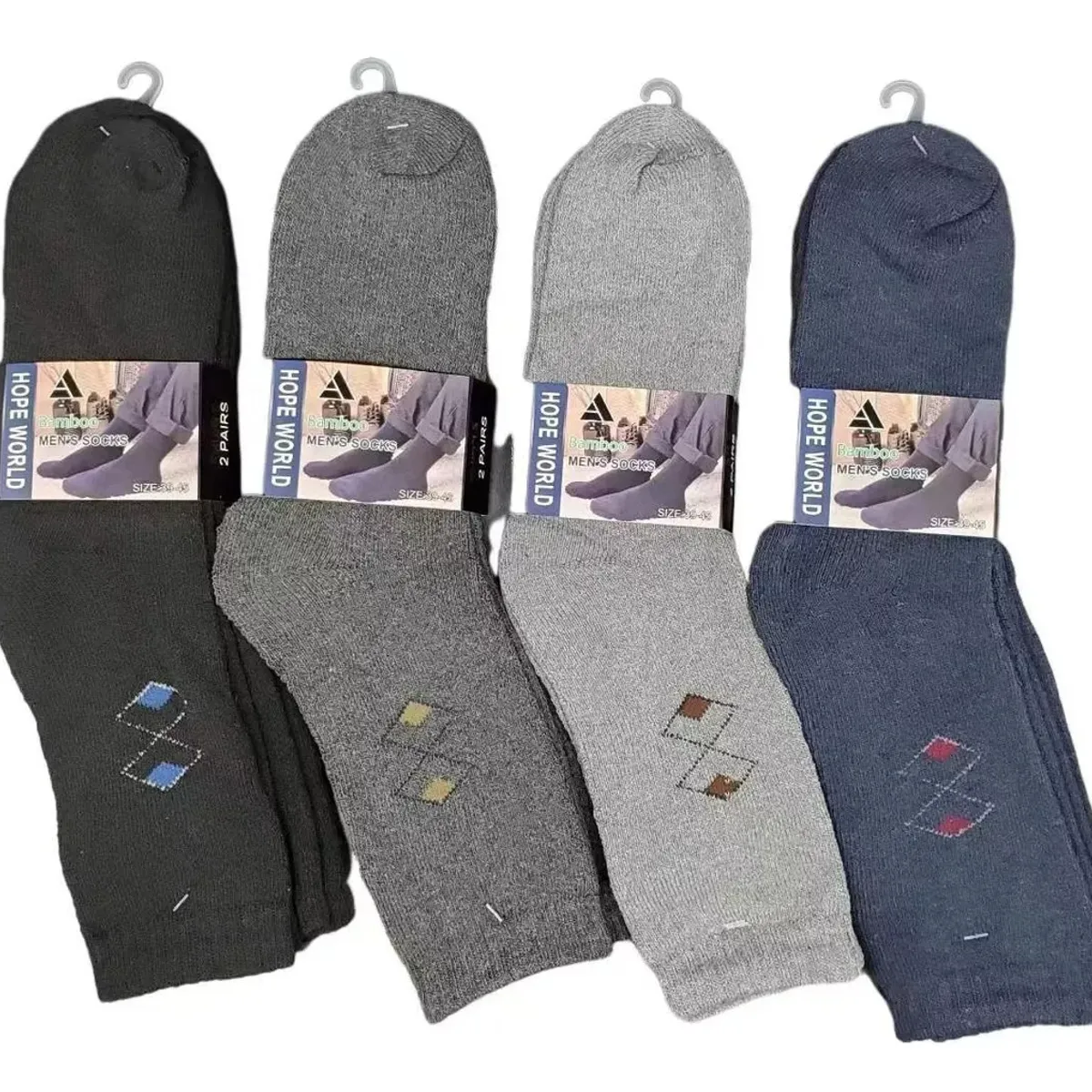 EVERSO - Precio X12calcetines Bambú De Hombre Grueso Invierno