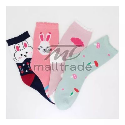 Imagen 2 del producto Pack 12 Calcetines De Niña Con Toalla Grueso Conejito