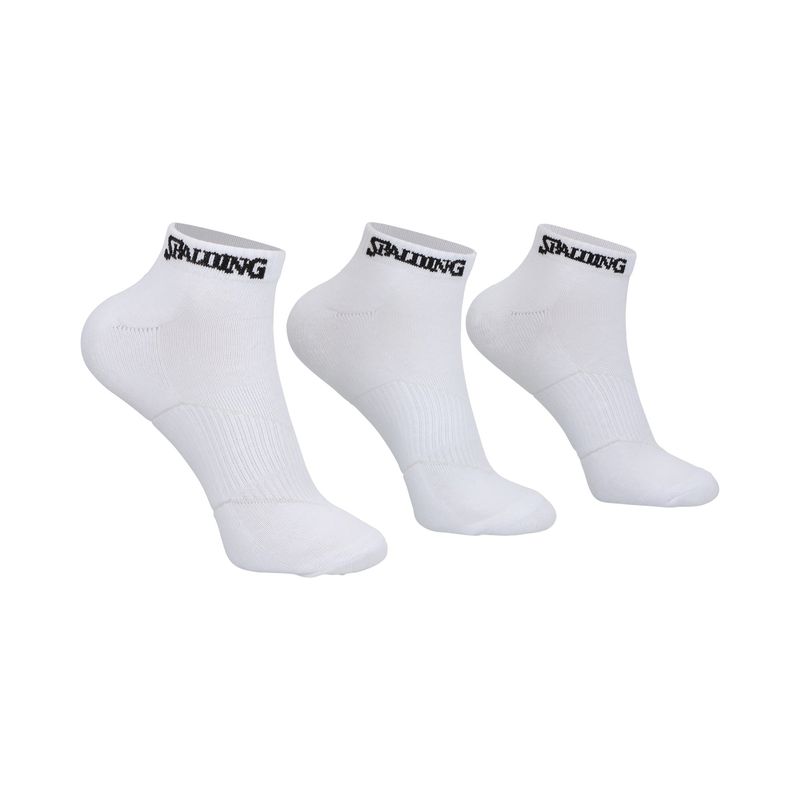 SPALDING - TRIPACK CALCETINES CORTOS 35-39 SPALDING BLANCOS