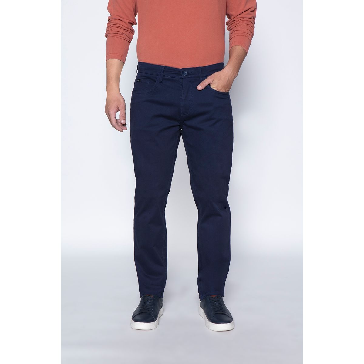 FEROUCH - Pantalon Five Pocket Azul Ferouch