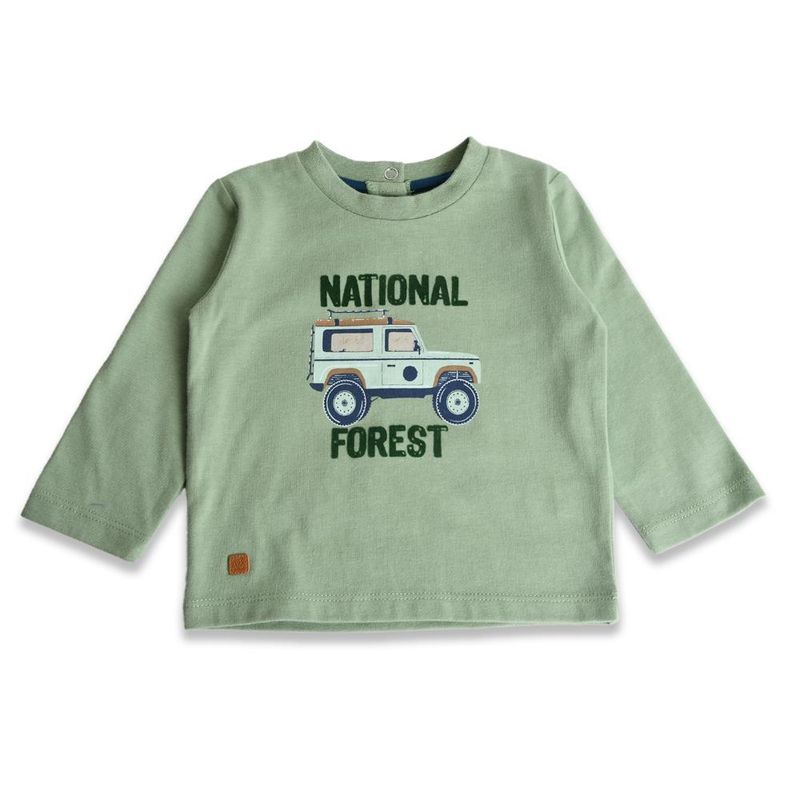 PILLIN - Polera Bebé Niño Verde Pillin PILLIN