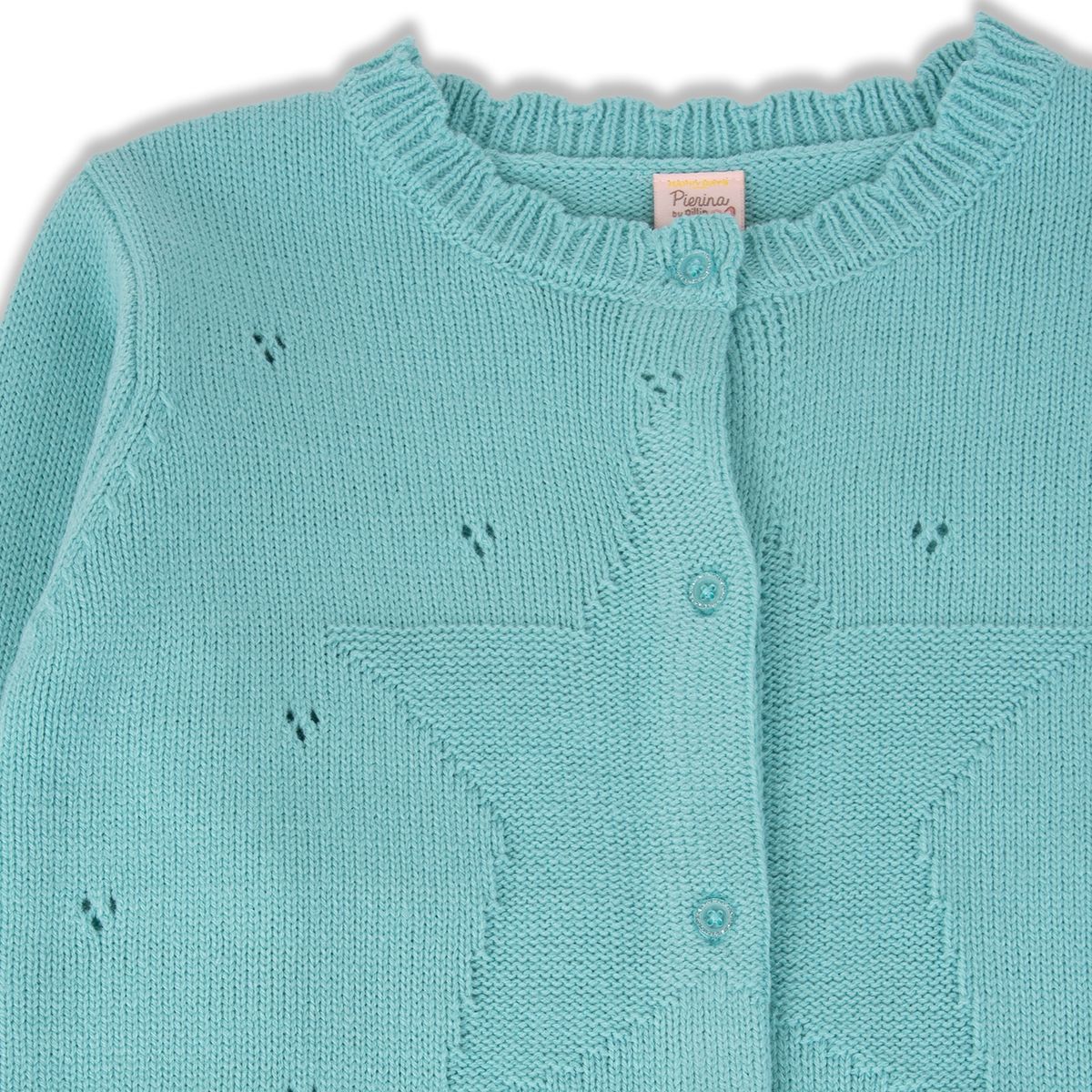 PILLIN - Chaleco Niña Turquesa Pillin PILLIN