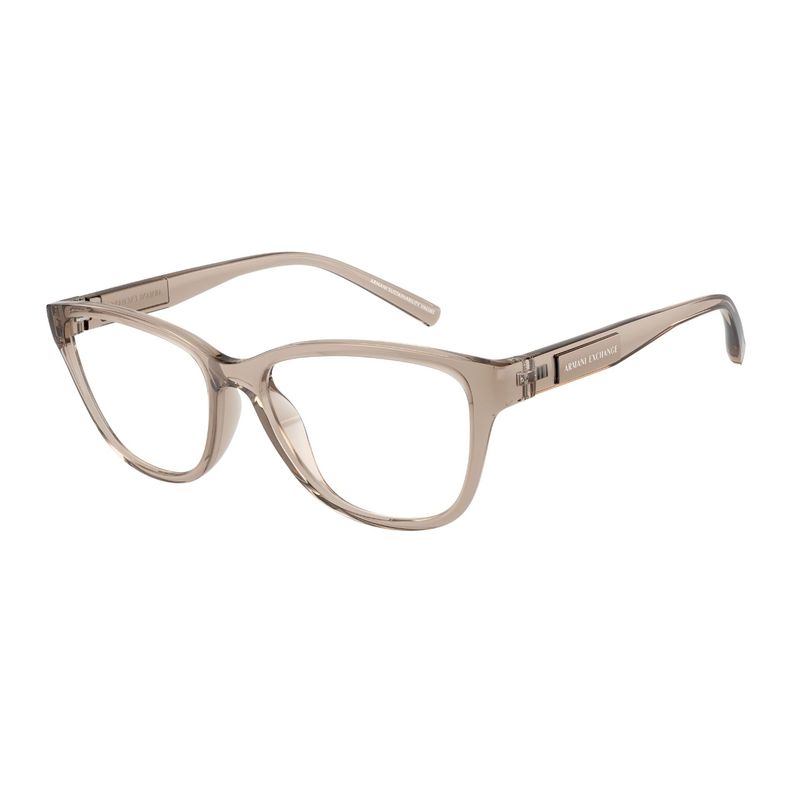 ARMANI EXCHANGE - Lentes Ópticos Marrón Transparente Brillante Armani Exchange