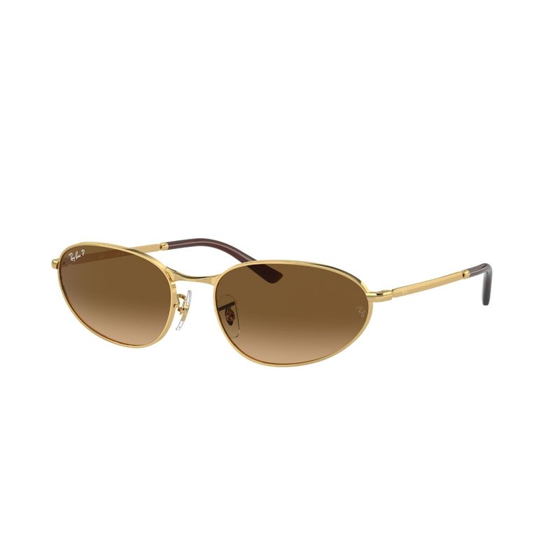 RAY BAN - Lentes de Sol Dorado Degradé Polarizados Ray-Ban