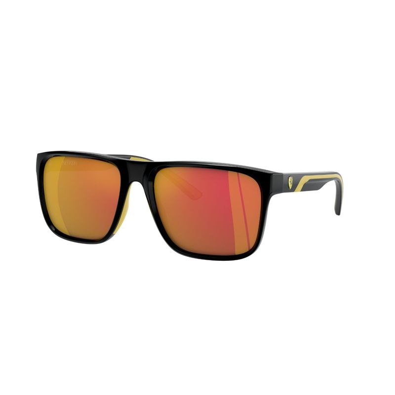 SCUDERIA FERRARI - Lentes de Sol Negro Espejados Scuderia Ferrari