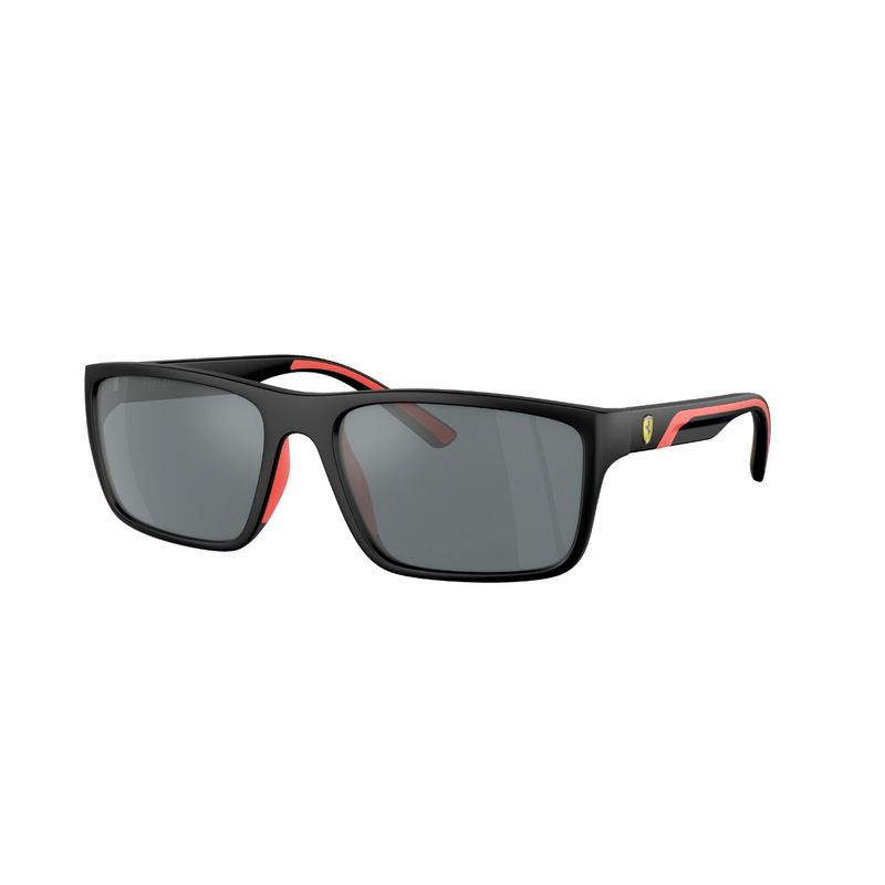 SCUDERIA FERRARI - Lentes de Sol Negro Mate Espejados Scuderia Ferrari