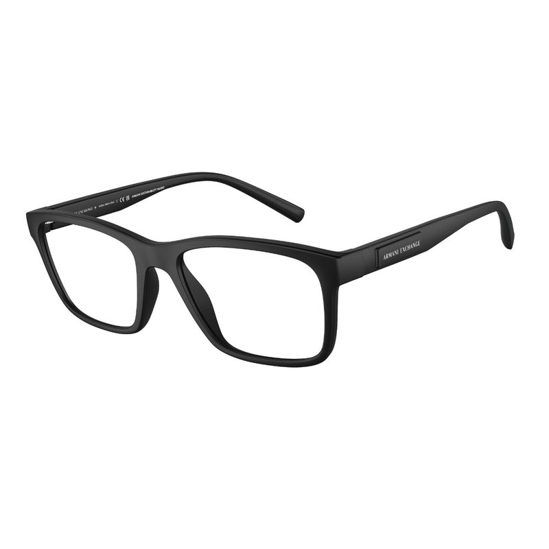 ARMANI EXCHANGE - Lentes Ópticos Negro Mate Armani Exchange