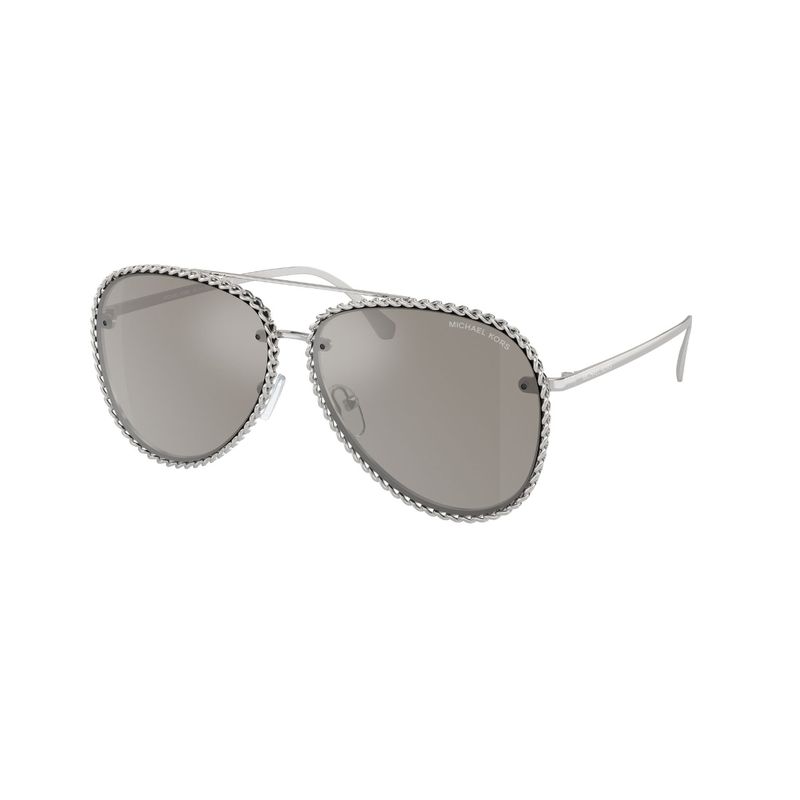 MICHAEL KORS - Lentes de Sol Portofino Plateado Espejados Michael Kors