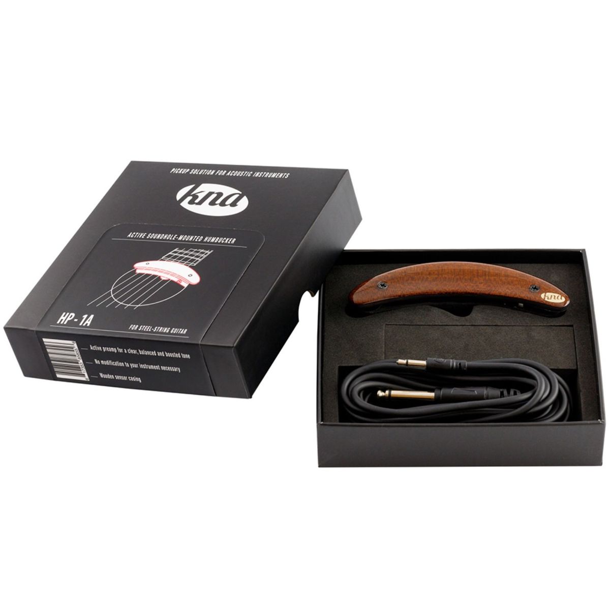 KNA - Pastilla Kna Pickup Piezoeléctrico Hp-1a Humbucker Para Guit