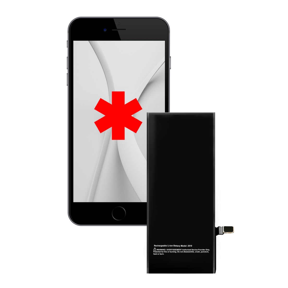 GENERICO - Bateria Compatible con Iphone SE 2022 2018mAh Maxima Duracion