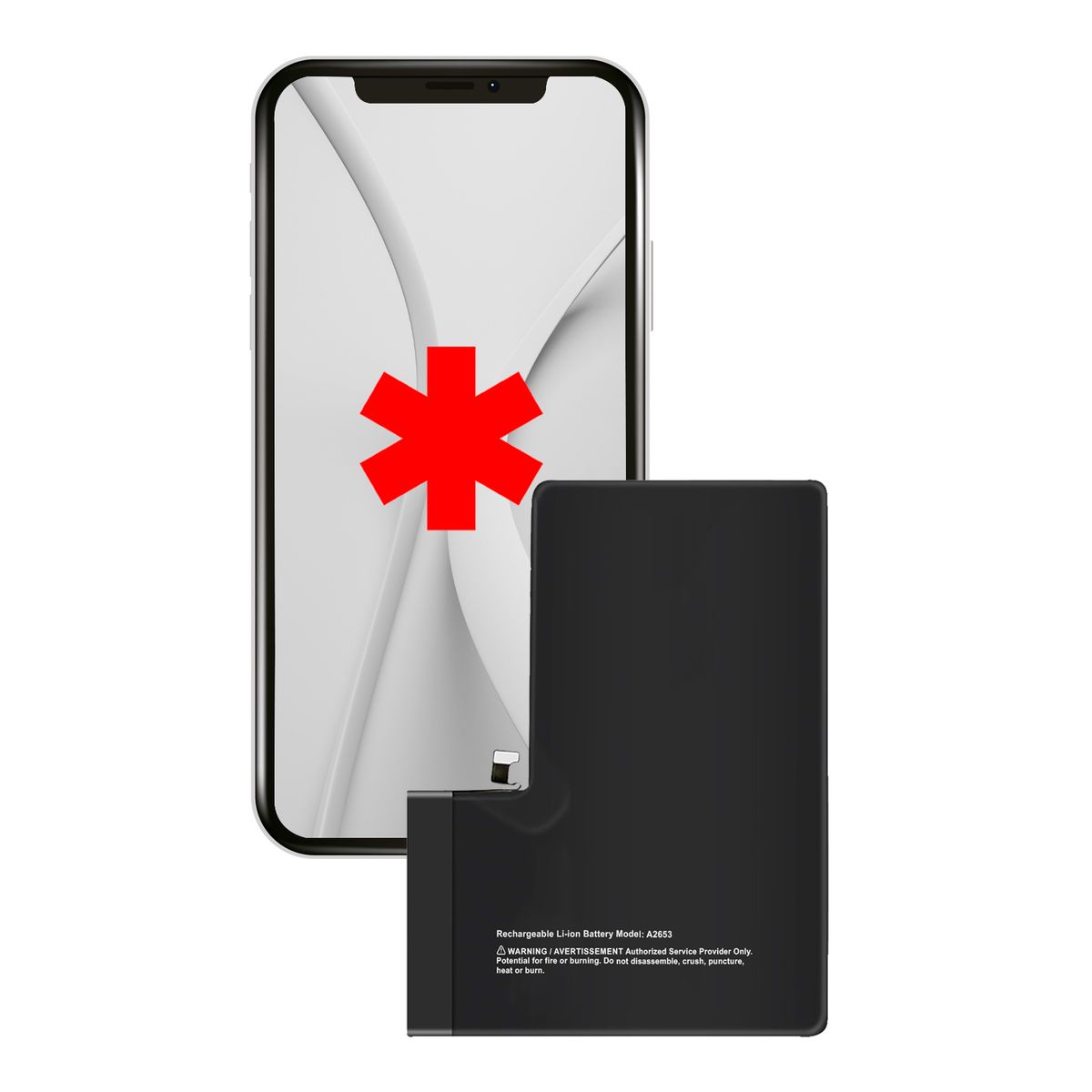 GENERICO - Bateria Compatible con Iphone 13 Pro Max 4352mAh Maxima Duracion