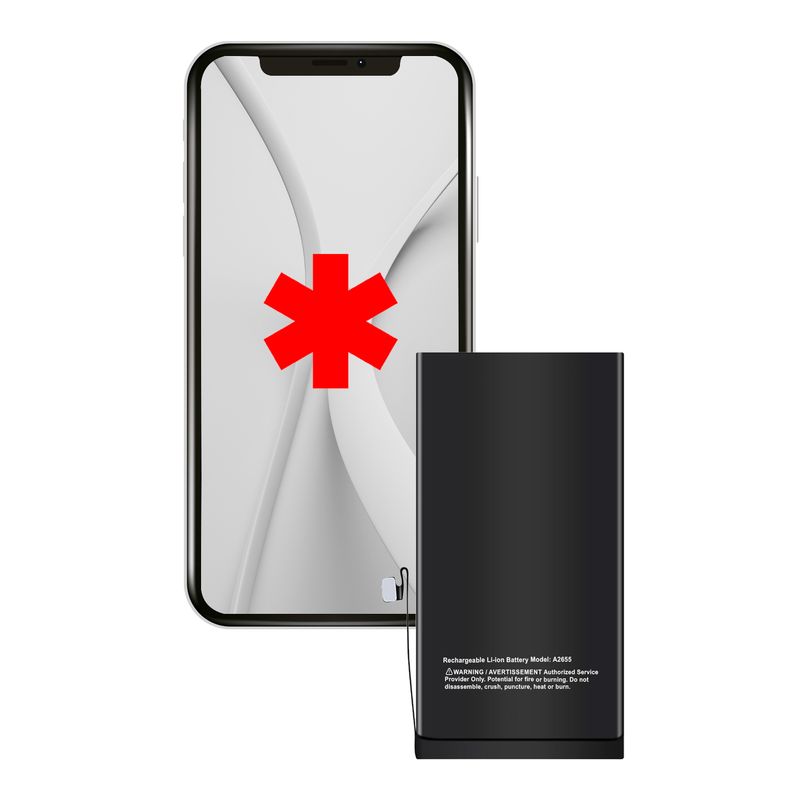 GENERICO - Bateria Compatible con Iphone 13 3227mAh Maxima Duracion