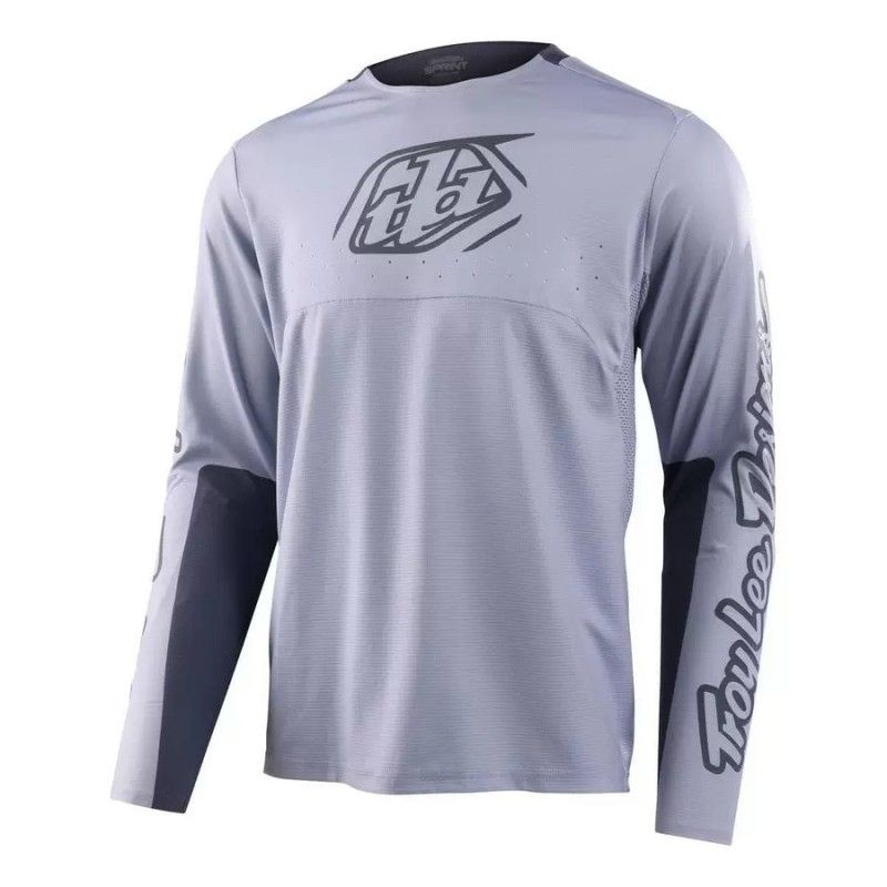 TROY LEE DESIGNS - Polera de Bicicleta Sprint Icon Gris Cemento Troy Lee Designs