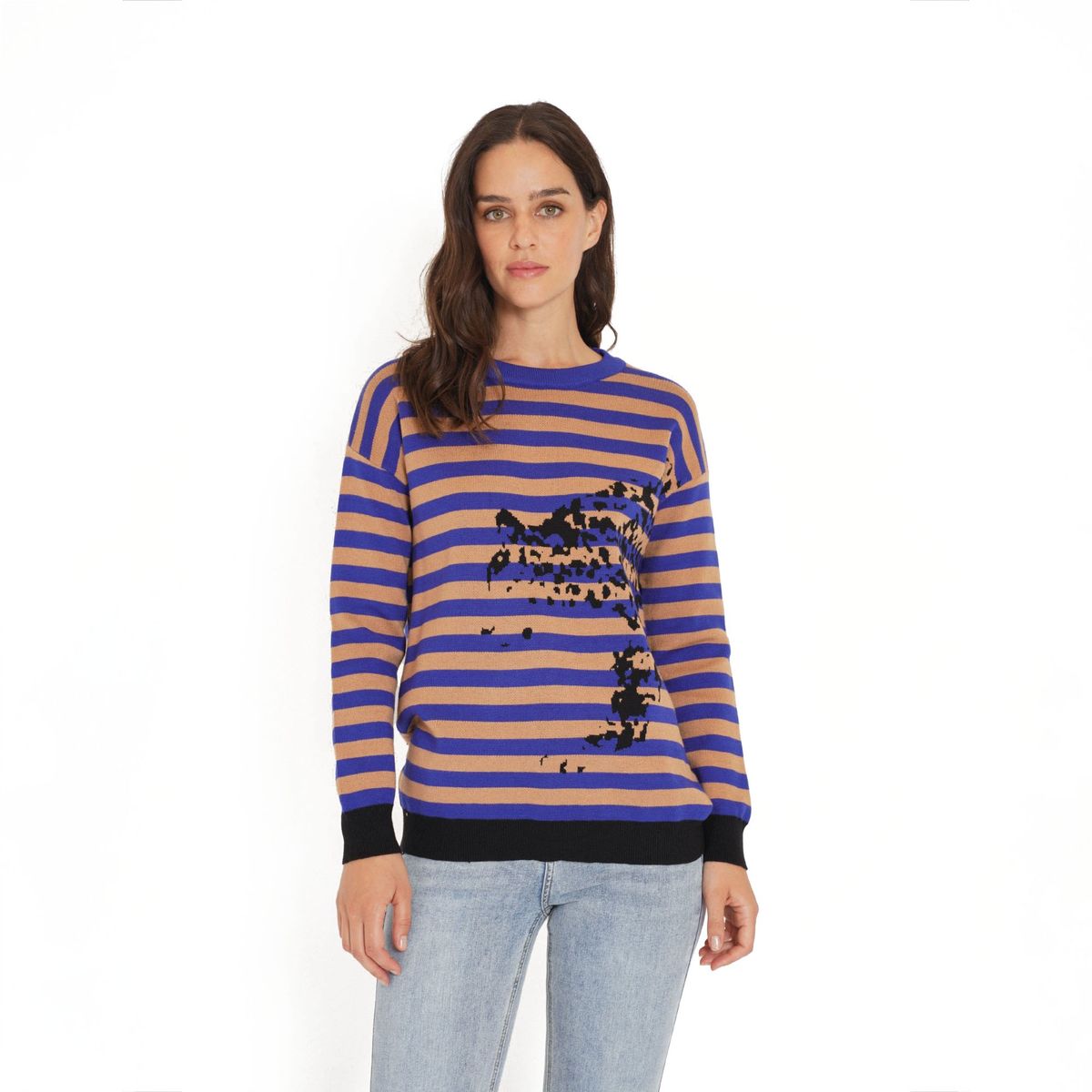GUINDA - Sweater con rayas Chadi GUINDA
