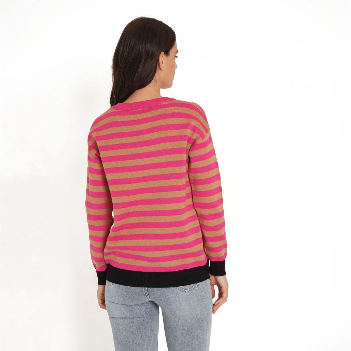 GUINDA - Sweater con rayas Chadi GUINDA