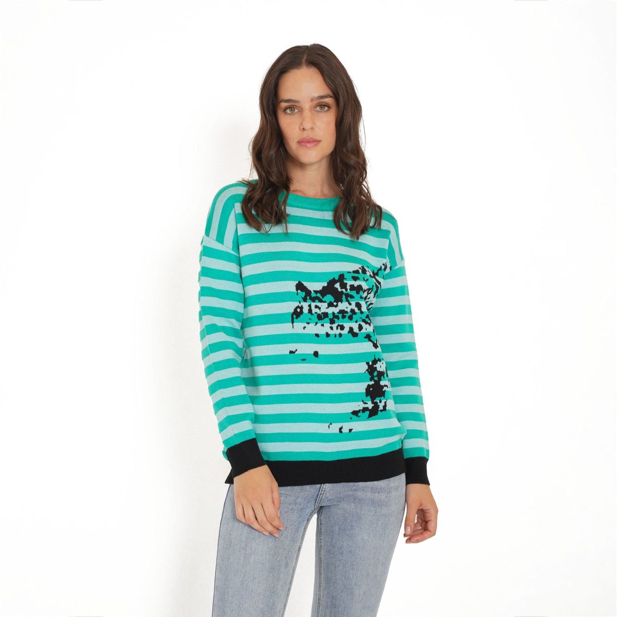 GUINDA - Sweater con rayas Chadi GUINDA
