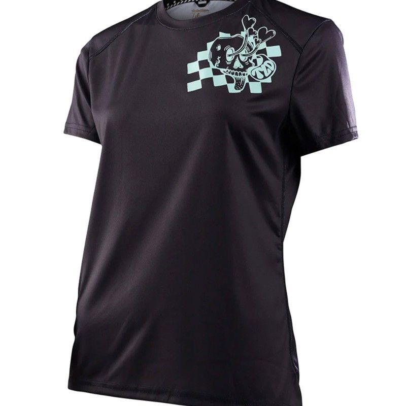 TROY LEE DESIGNS - Polera de Bicicleta Mujer Lillium SS Negro Troy Lee Designs