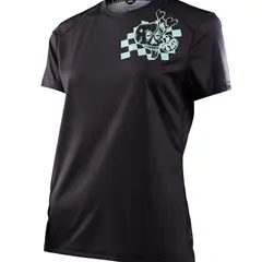 TROY LEE DESIGNS - Polera de Bicicleta Mujer Lillium SS Negro