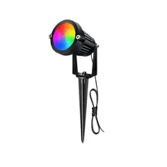 GENERICO - Foco Estaca con Led Integrado 5W RGB IP65 Ø59x28mm 220V