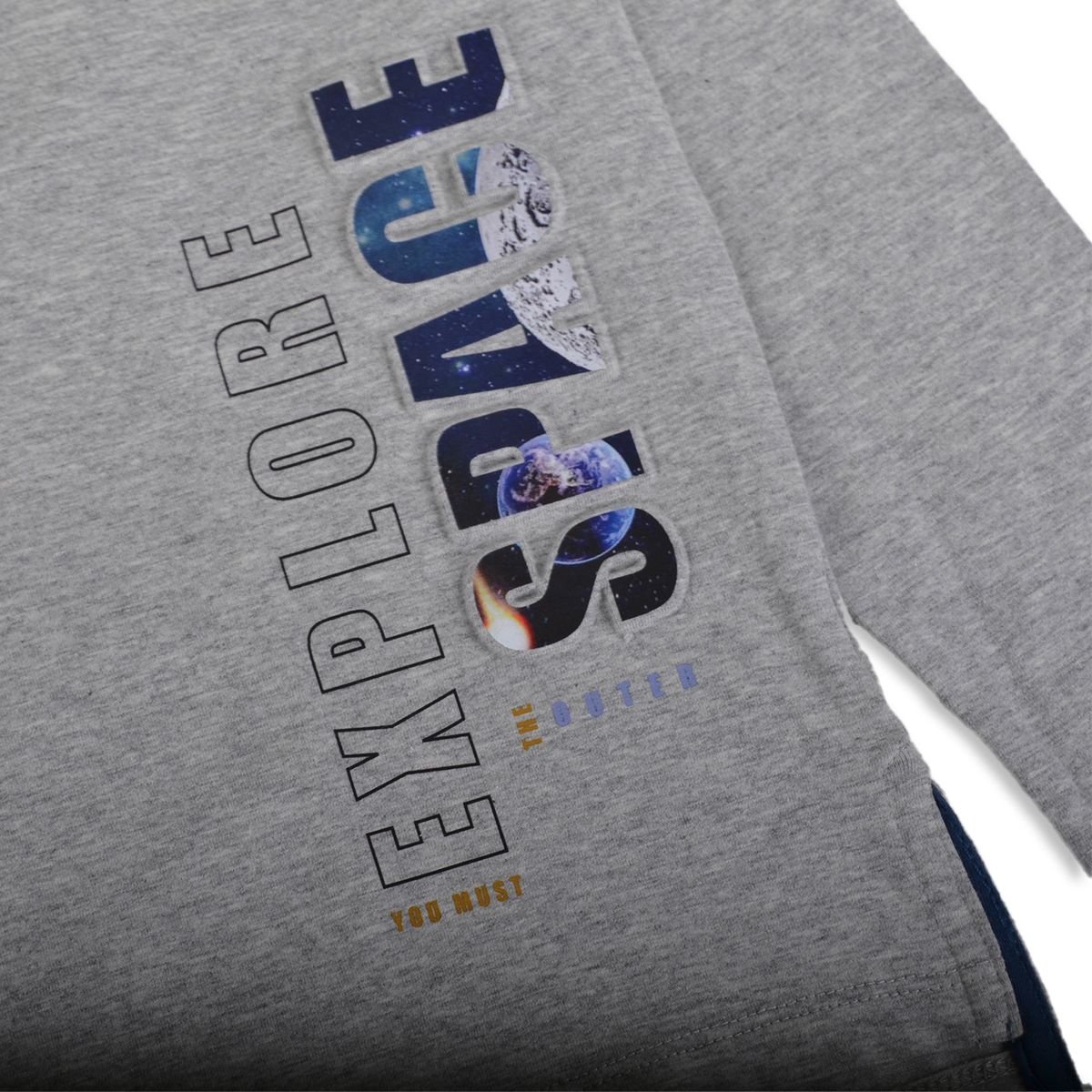 PILLIN - Polera Niño Gris claro Pillin PILLIN