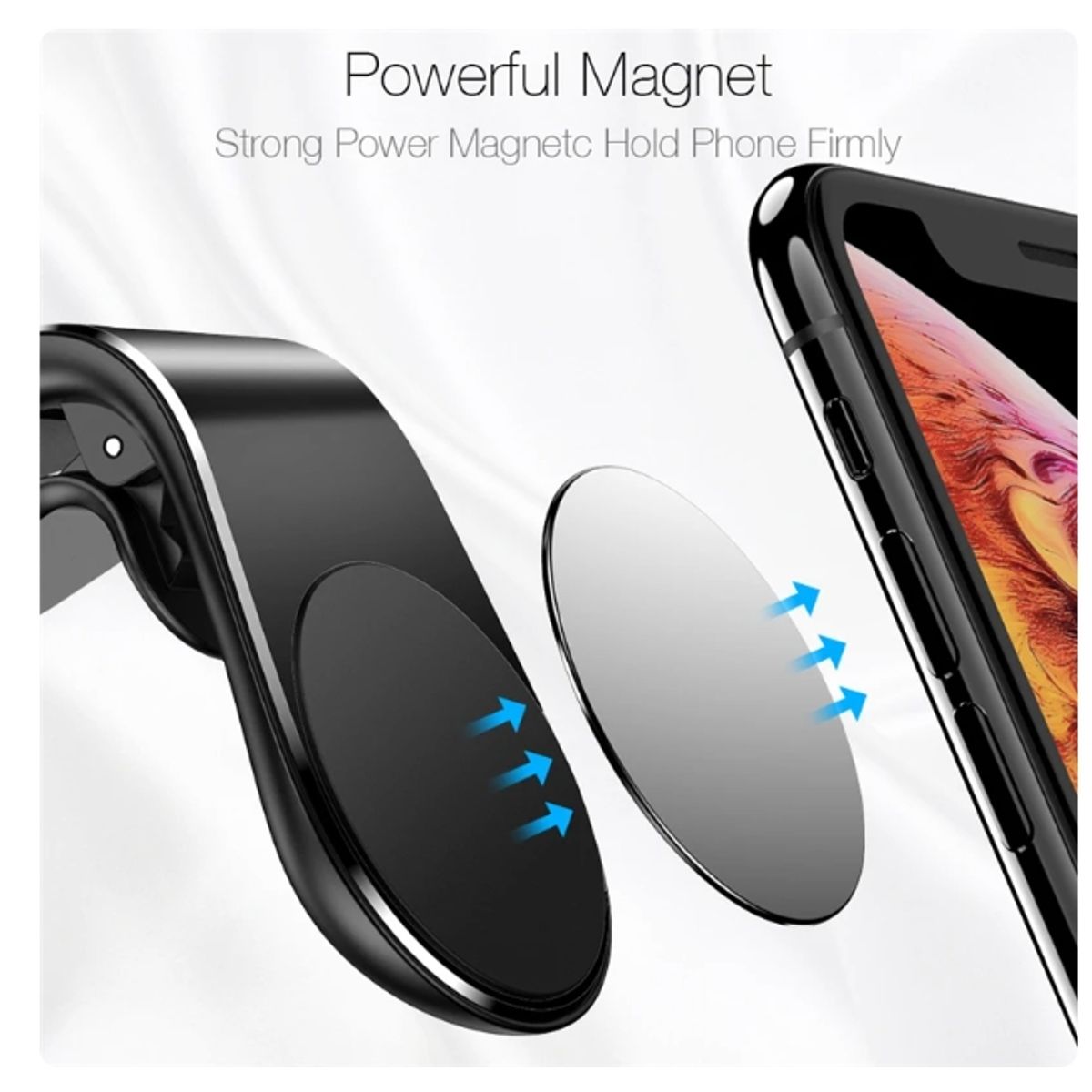 GENERICO - Soporte magnético de Metal de 360 para telefono