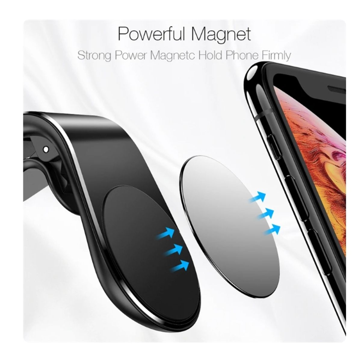 GENERICO - Soporte magnético de Metal de 360 para telefono