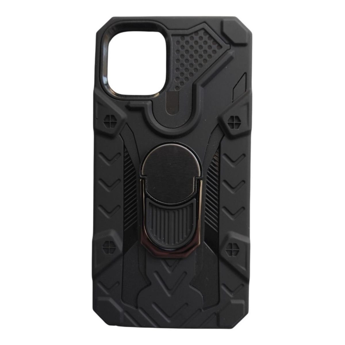 GENERICO - Carcasa Reforzada para iPhone 12 Mini - Negro