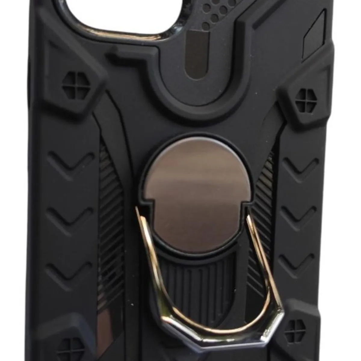 GENERICO - Carcasa Reforzada para iPhone 12 Mini - Negro