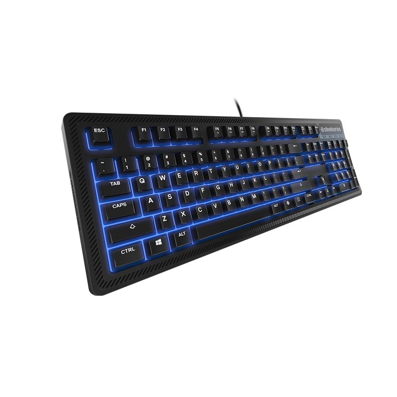 STEELSERIES - Teclado Gamer SteelSeries Apex 100 Membrana Inglés Color Negro