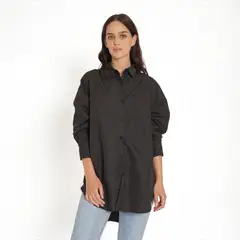 GUINDA - Blusa oversize Polis
