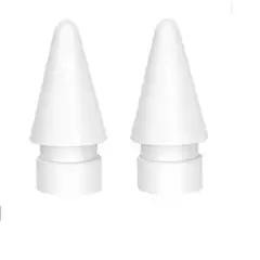 GENERICO - 2 Puntas Repuesto Para Apple Pencil Compatible Gen 1 y 2 Con 1 Funda