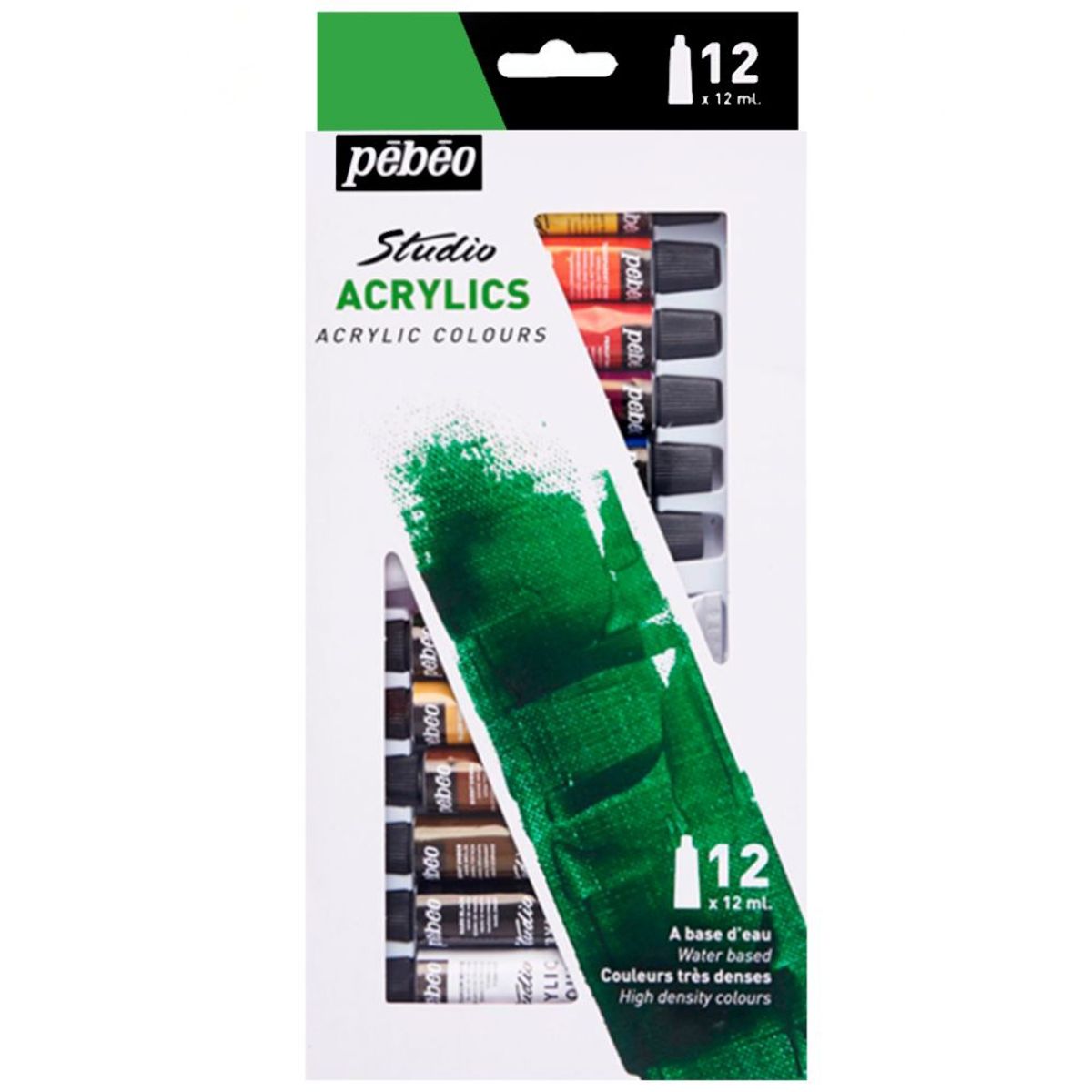 PEBEO - Acrílico Pebeo Studio Pack 12 Colores 12ml