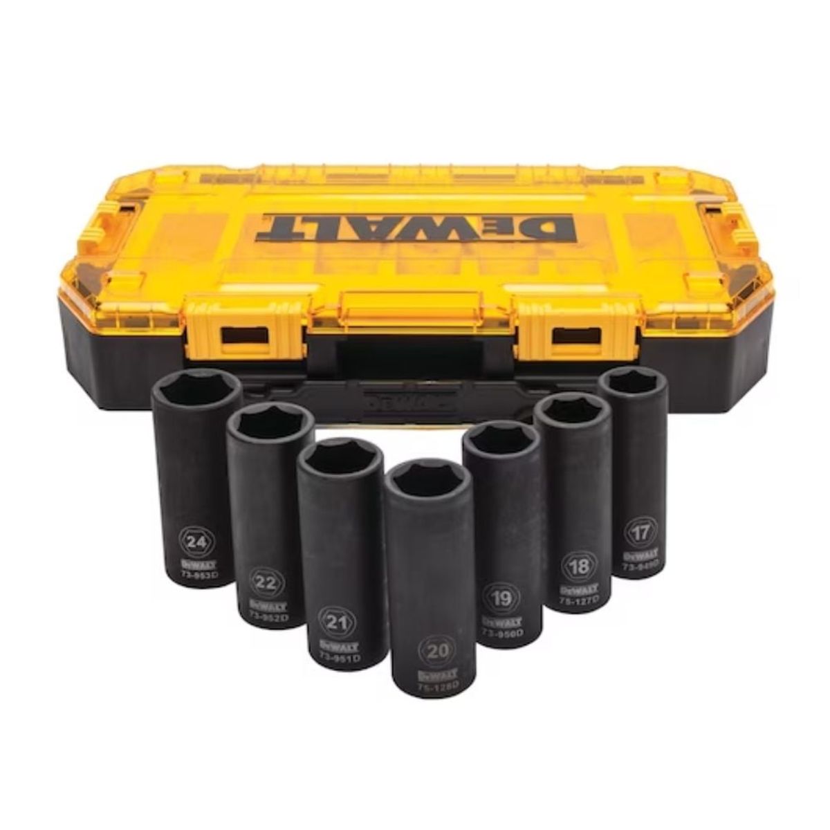 DEWALT - Juego De Dados De Impacto De 1/2 Pulgada Dewalt Dwmt74737