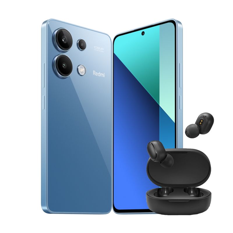 XIAOMI - Redmi Note 13 Blue 4G 256GB/8GB + Mi True Wireless Earbuds Basic 2