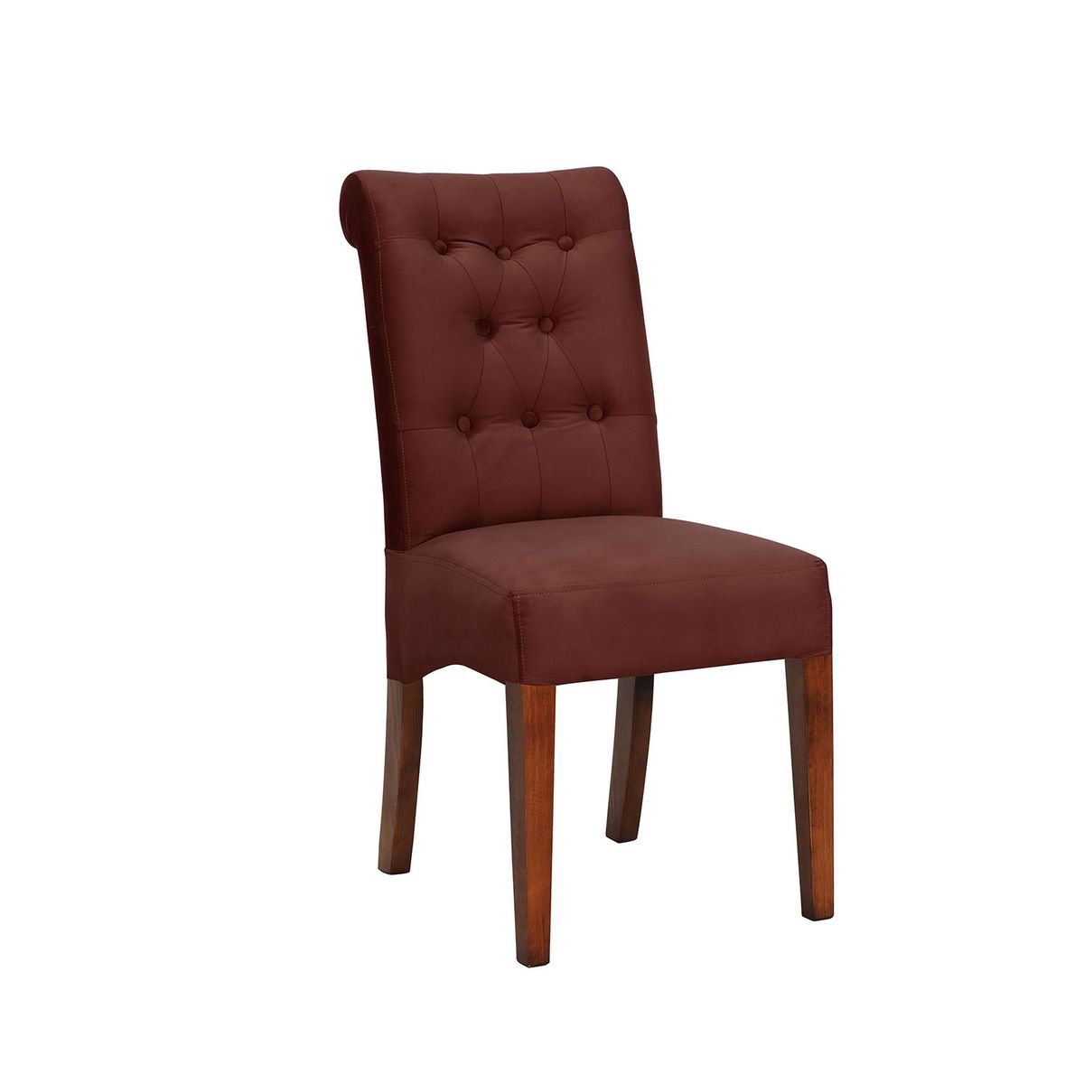 LATAM HOME - SILLA OVIEDO TELA VELVET CHOCOLATE