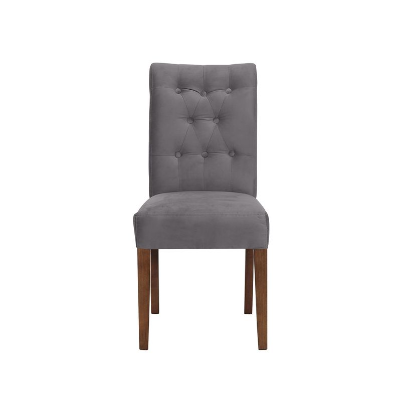 LATAM HOME - SILLA OVIEDO TELA VELVET GRIS