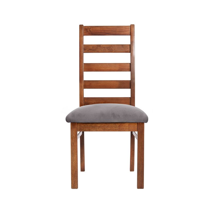LATAM HOME - SILLA BURGOS TELA VELVET GRIS
