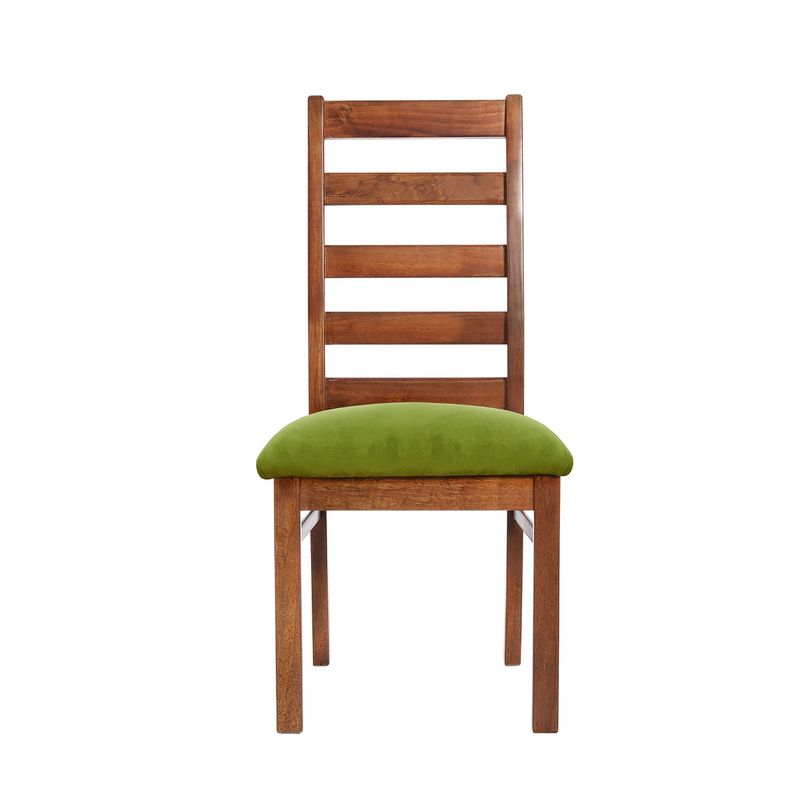 LATAM HOME - SILLA BURGOS TELA VELVET PISTACHO