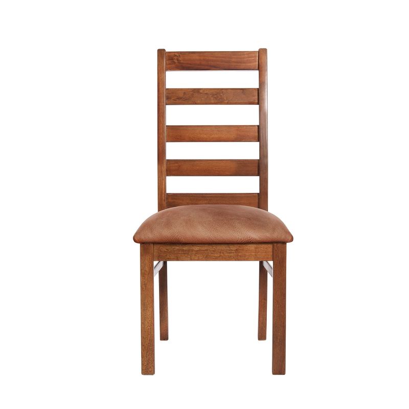 LATAM HOME - SILLA BURGOS CUERO KENTUCKY CAFE CLARO