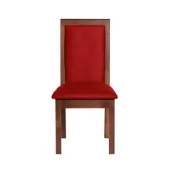 LATAM HOME - SILLA GIRONA CUERO KENTUCKY ROJO