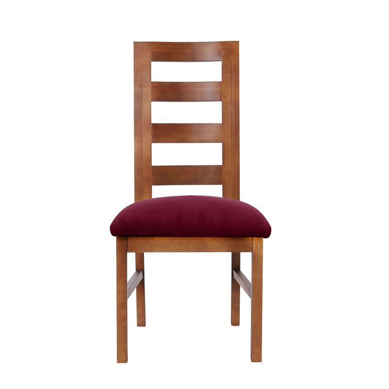 LATAM HOME - SILLA GRANADA TELA VELVET BURDEO