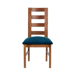 LATAM HOME - SILLA GRANADA TELA VELVET AZUL PETROLEO