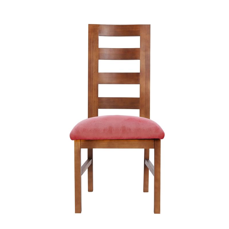 LATAM HOME - SILLA GRANADA TELA VELVET PALO ROSA