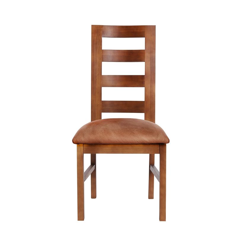 LATAM HOME - SILLA GRANADA CUERO KENTUCKY CAFE CLARO