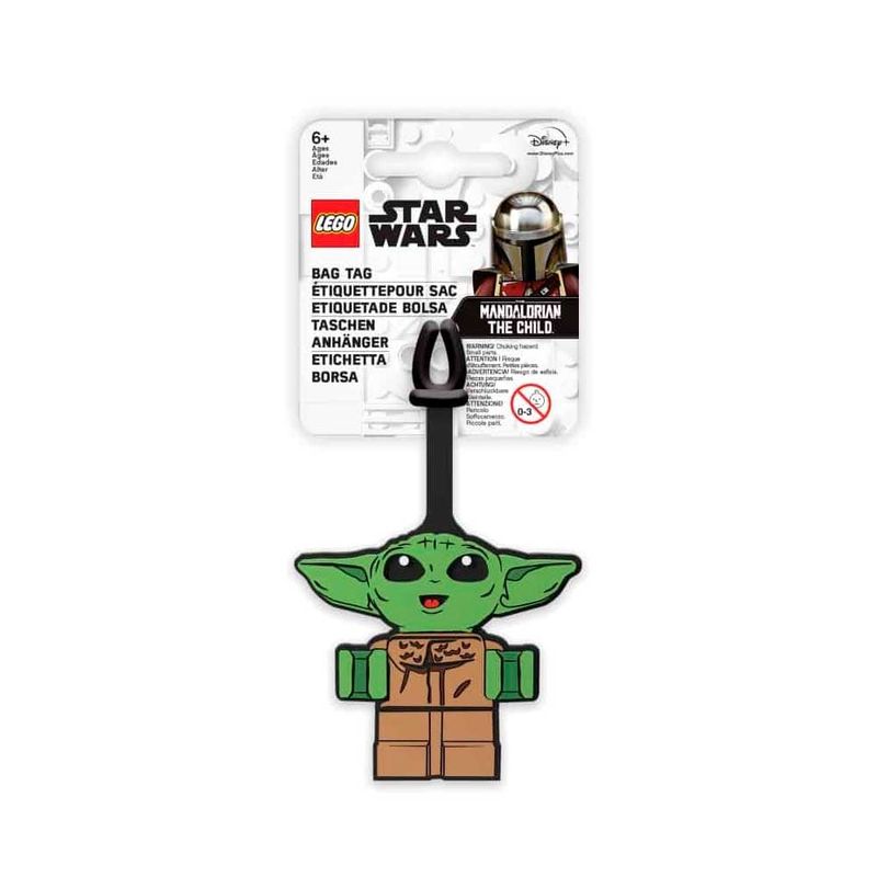 GENERICO - ETIQUETA DE BOLSA LEGO STAR WARS GROGU SMILE BAG TAG