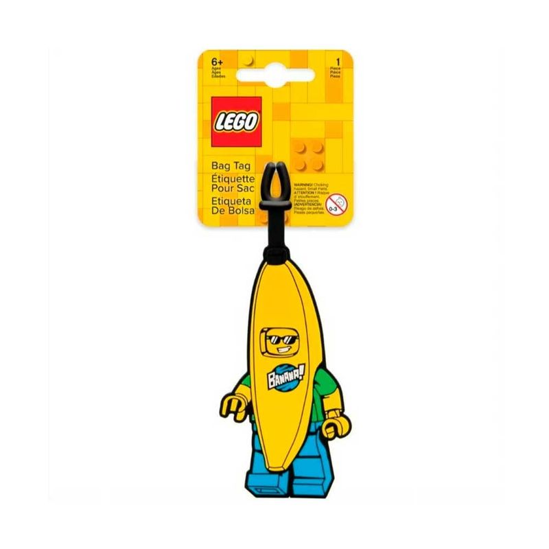 GENERICO - ETIQUETA DE BOLSA LEGO ICONIC BAG TAG BANANA GUY
