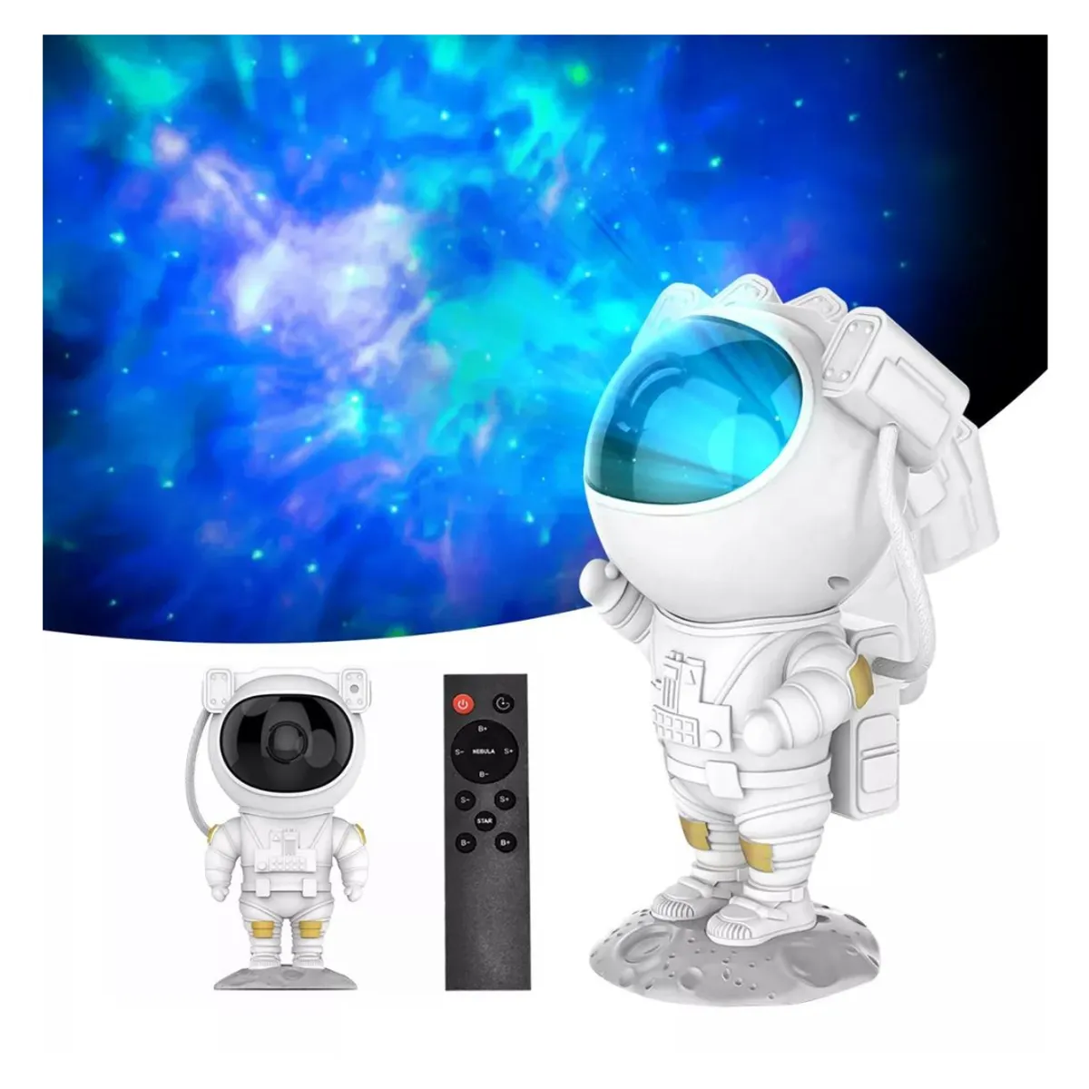 GENERICO - Proyector Galaxia Estrellas Led Astronauta